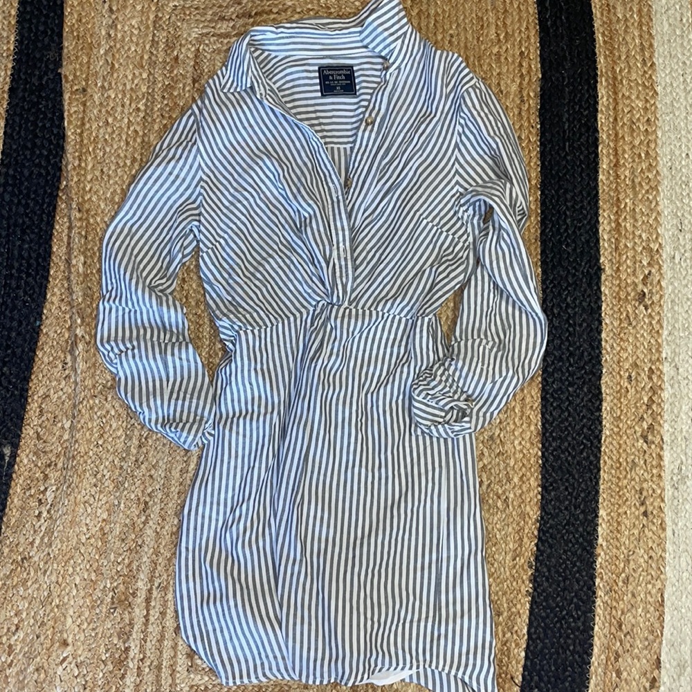 Abercrombie & Fitch Button Down Shirt Dress